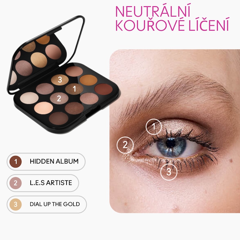 Connect In Colour Eye Shadow Palette: Unfiltered Nudes, 12.2g