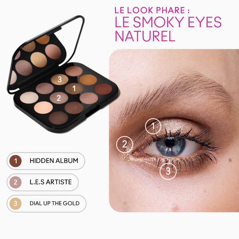 Connect In Colour Eye Shadow Palette: Unfiltered Nudes, 12.2g