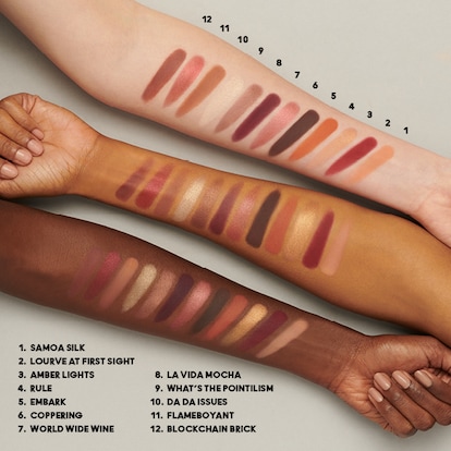 Connect In Colour Eye Shadow Palette: Future Flame, 12.2 g, Multi, Model