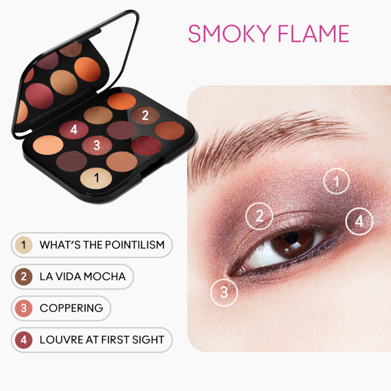 Connect In Colour Eye Shadow Palette: Future Flame, 12.2g