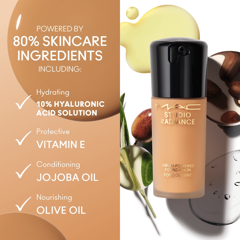 Studio RadianceSerum-Powered Foundation, NC10, 30ml