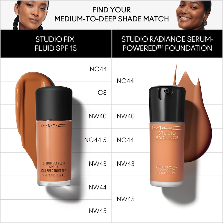 Studio RadianceSerum-Powered Foundation, NC44, 30ml