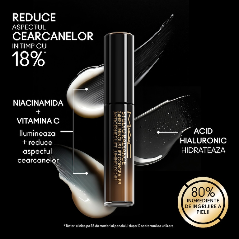 Studio Radiance 24hr Luminous Lift Concealer, NC25​, 11ml