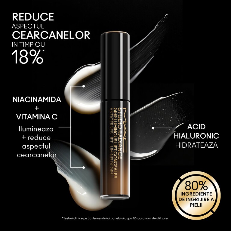 Studio Radiance 24hr Luminous Lift Concealer, NW35​, 11ml