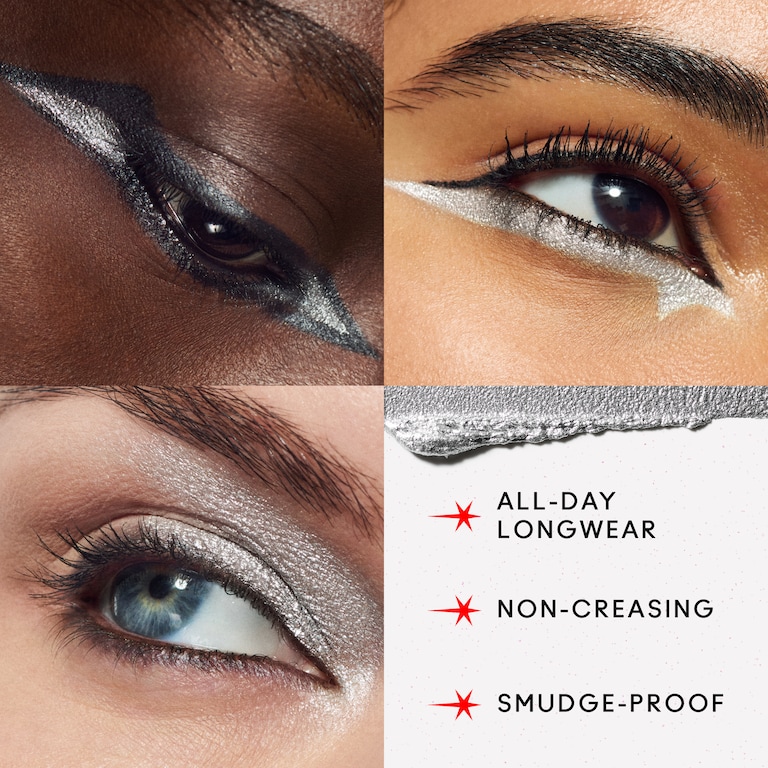 Dazzleshadow Liquid Eye Shadow, 4.0 ml, Silver Surfer, Alt