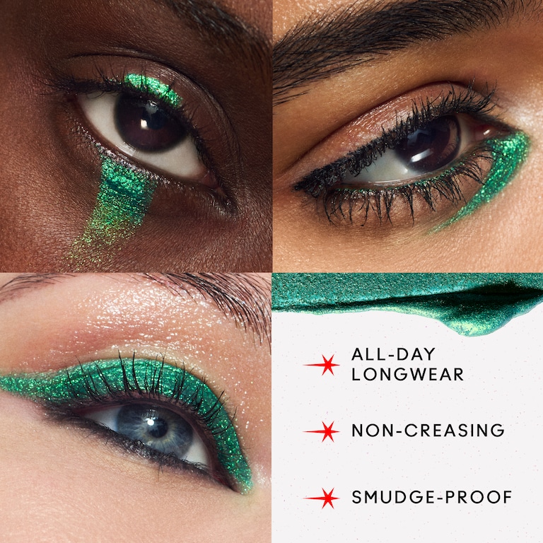 Dazzleshadow Liquid Eye Shadow, 4.0 ml, Telepathic Teal, Alt