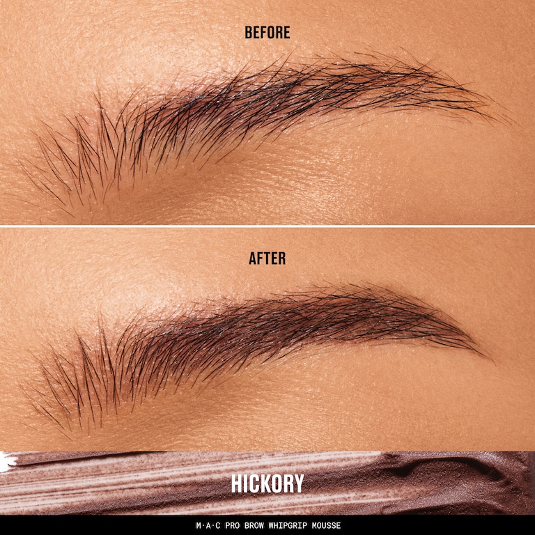 MAC Pro Brow WhipGrip Mousse, 4.0 g, Hickory, Model, medium