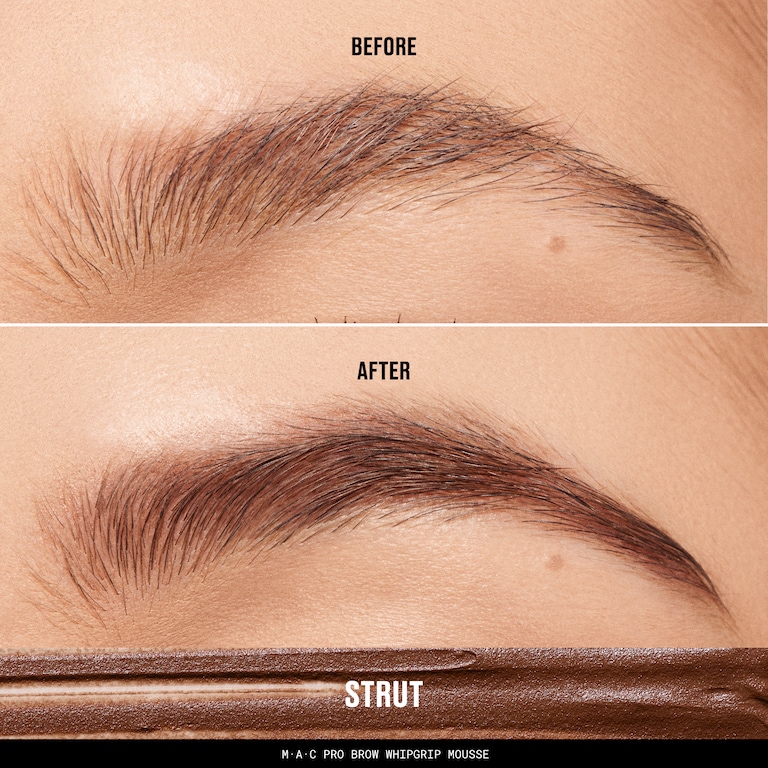 MAC Pro Brow WhipGrip Mousse, 4.0 g, Strut, Model, medium