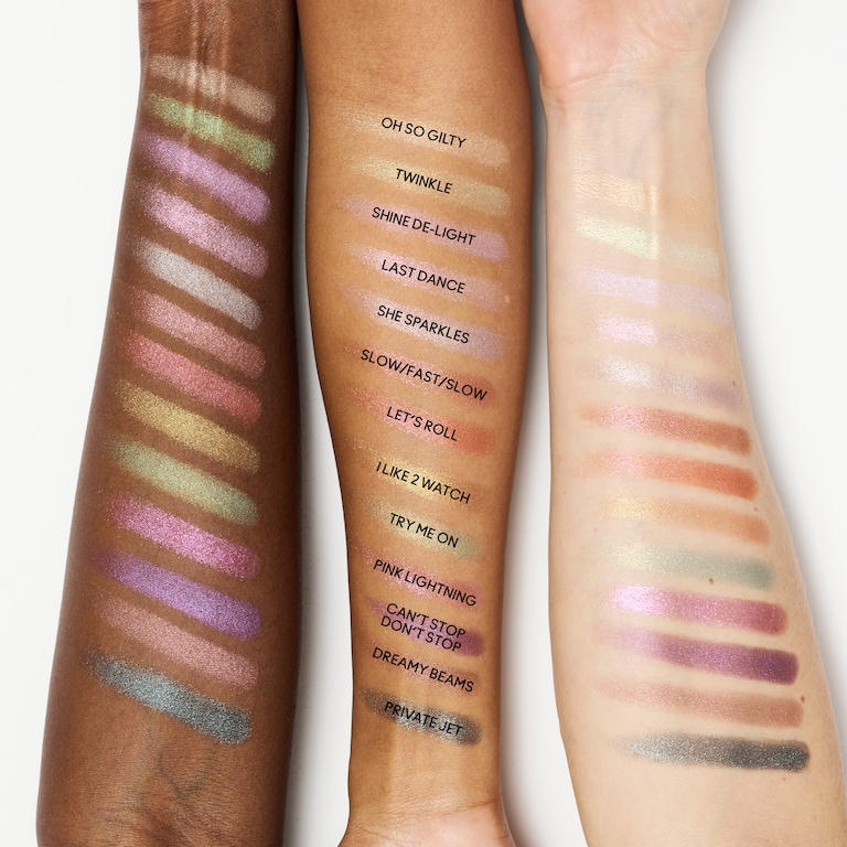 Glitter Single Eye Shadow PRO Pan, 1.0 g, Try Me On, Model, multiple