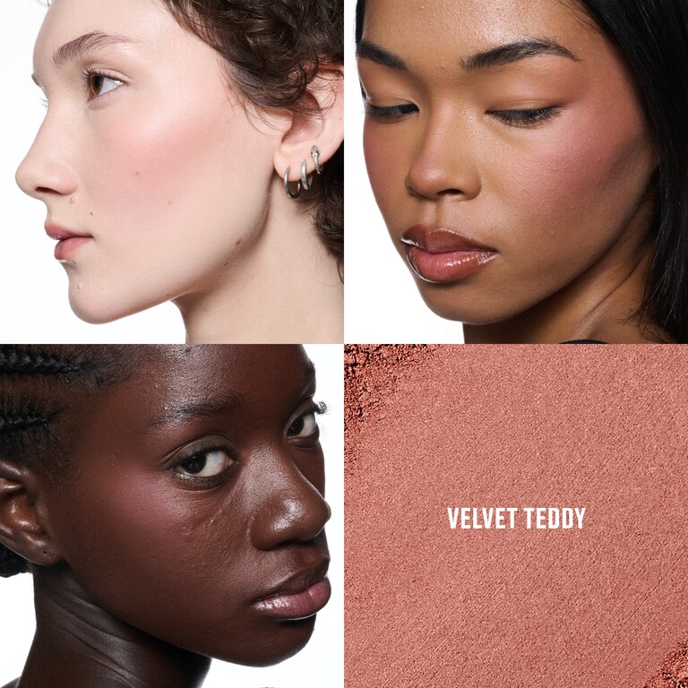 Skinfinish Colourstruck Blush, 4.5 g, Velvet Teddy, Model, multiple