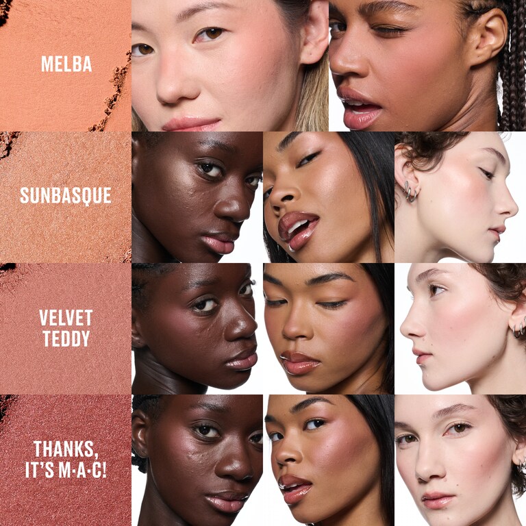 Skinfinish Colourstruck Blush, 4.5 g, Velvet Teddy, Model, multiple