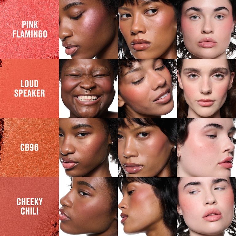 Skinfinish Colourstruck Blush, 4.5 g, Cheeky Chili, Model, multiple