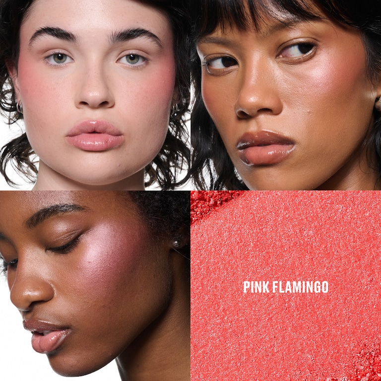 Skinfinish Colourstruck Blush, 4.5 g, Pink Flamingo, Model, multiple