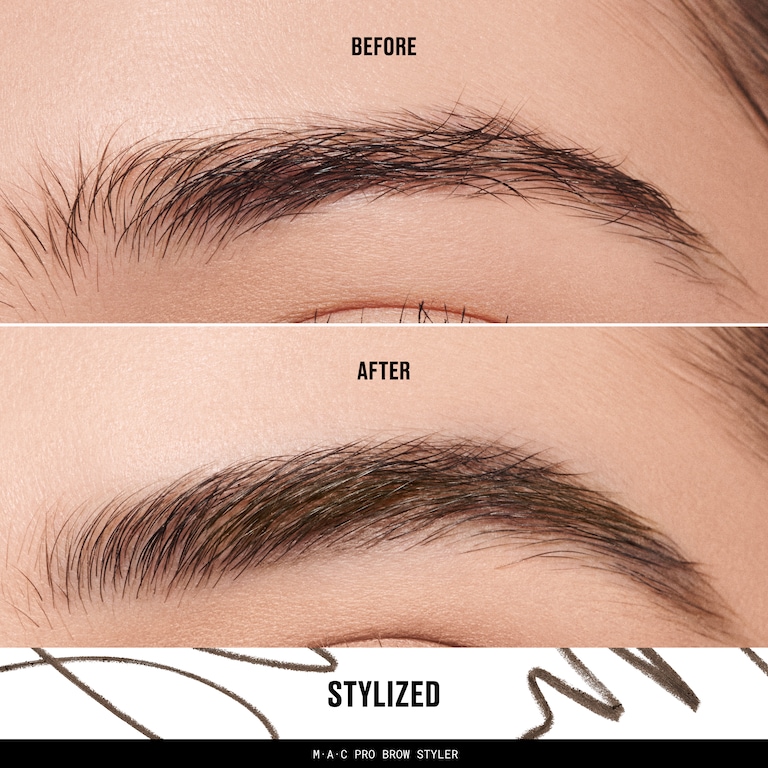 MAC Pro Brow Styler Fill & Shade Brow Pencil, 0.08 g, Stylized, Model, light