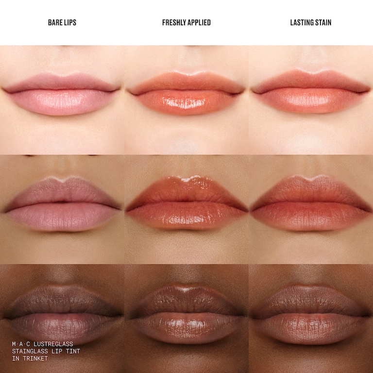 Lustreglass Stainglass Lip Tint, 3.0 ml, Trinket, Model