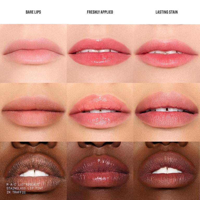 Lustreglass Stainglass Lip Tint, 3.0 ml, Traffic, Model