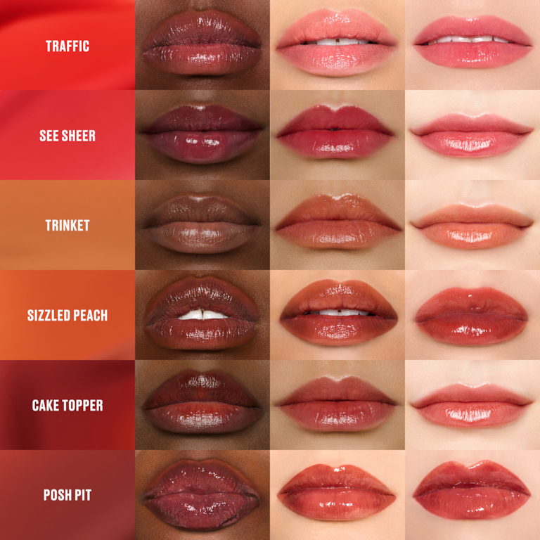 Lustreglass Stainglass Lip Tint, 3.0 ml, Traffic, Model, multiple