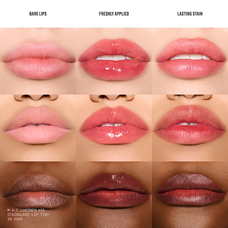 Lustreglass Stainglass Lip Tint, 3.0 ml, XOXO, Model