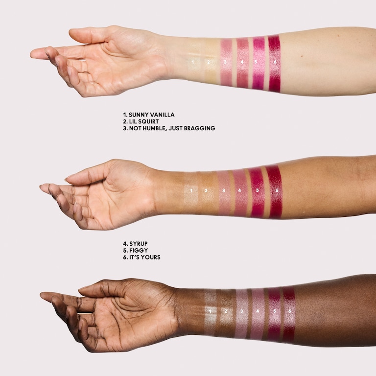 Lustreglass Sheer-Shine Lipstick, 3.5 g, Lil Squirt, Model