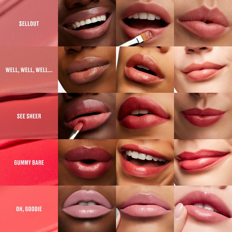 Rouge à lèvres Lustreglass Sheer-Shine, 3.5 g, Well, Well, Well…, Model, multiple