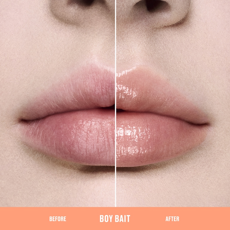 Lipglass Cushion High-Pigment Lip Oil, 5.0 ml, Boy Bait, Model