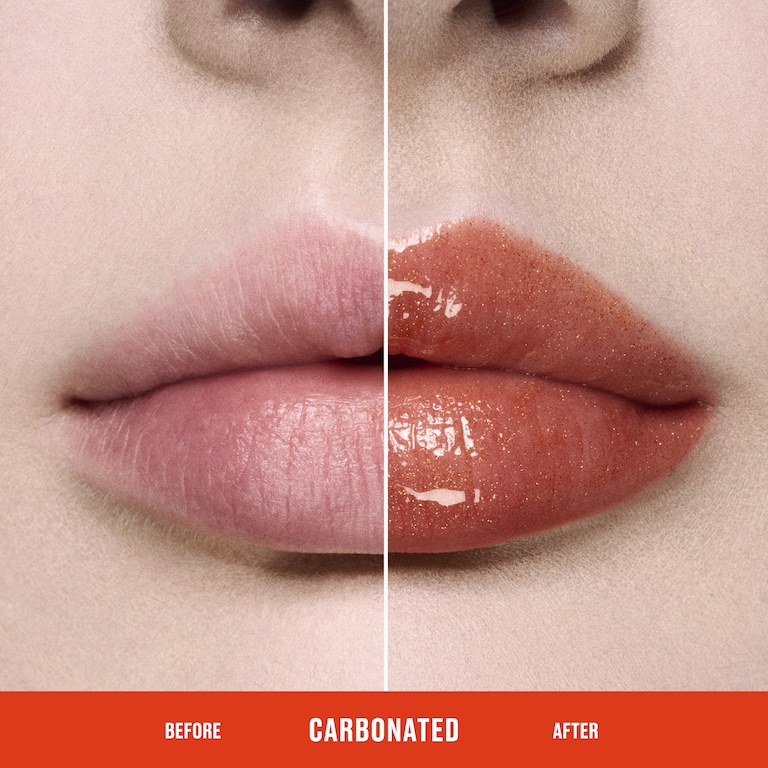 Lipglass Cushion High-Pigment Lip Oil, 5.0 ml, Carbonated, Model