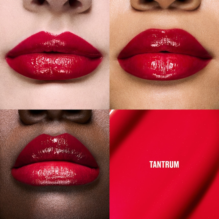 Lipglass Cushion High-Pigment Lip Oil, 5.0 ml, Tantrum, Model, multiple