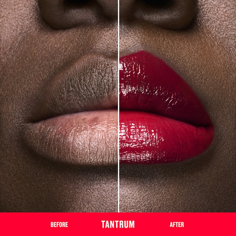 Lipglass Cushion High-Pigment Lip Oil, 5.0 ml, Tantrum, Model