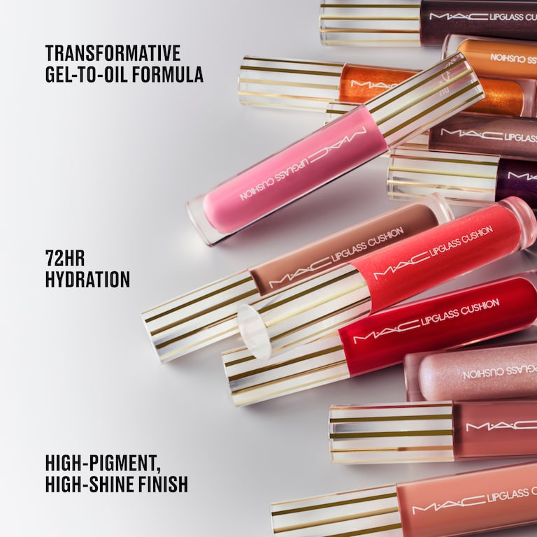 Lipglass Cushion High-Pigment Lip Oil, 5.0 ml, Yes!, Alt