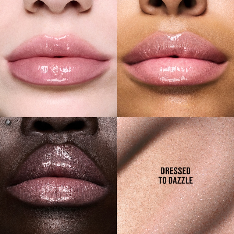 Lipglass Cushion High-Pigment Lip Oil, 5.0 ml, Dressed To Dazzle, Model, multiple