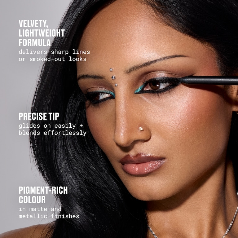 Kajal Excess Longwear Smoky Eye Liner, 1.2 g, Bark