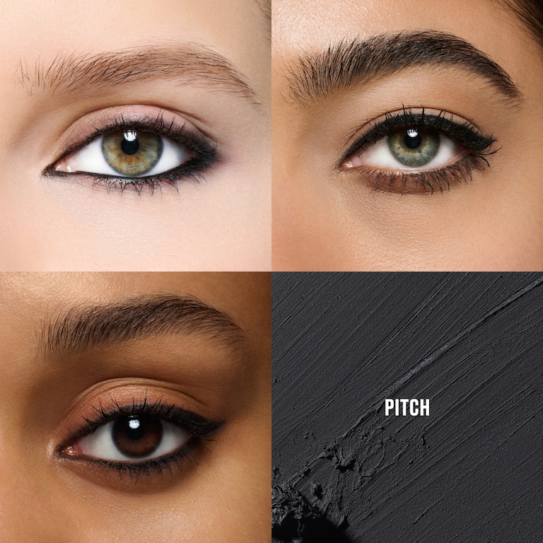 Kajal Excess Longwear Smoky Eye Liner, 1.2 g, Pitch