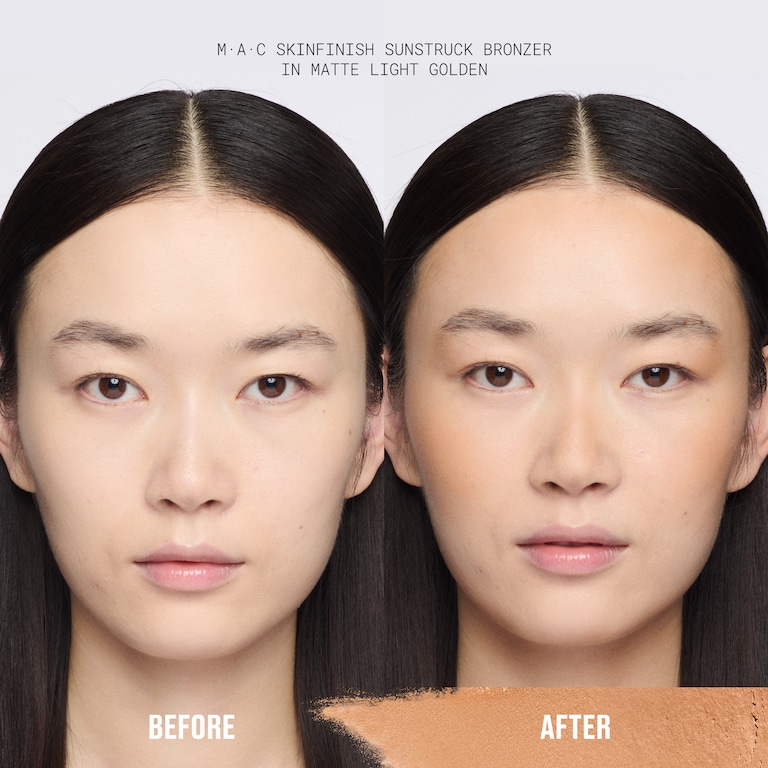 Skinfinish Sunstruck Bronzer, 8.0 g, Matte Light Golden, Model, light