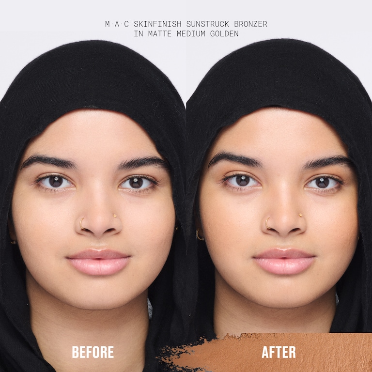 Skinfinish Sunstruck Bronzer, 8.0 g, Matte Medium Golden, Model, medium