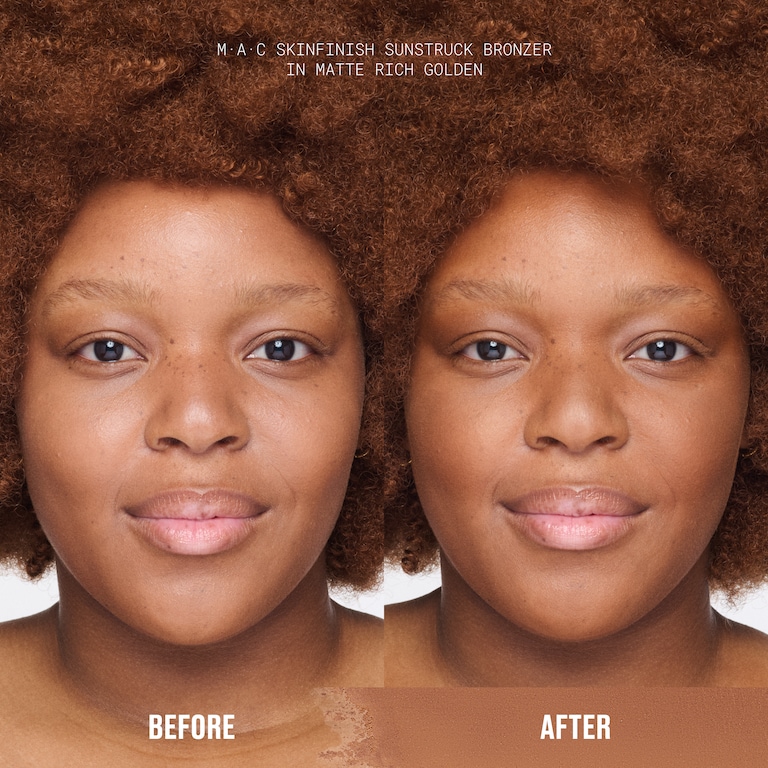 Skinfinish Sunstruck Bronzer, 8.0 g, Matte Rich Golden, Model, deep