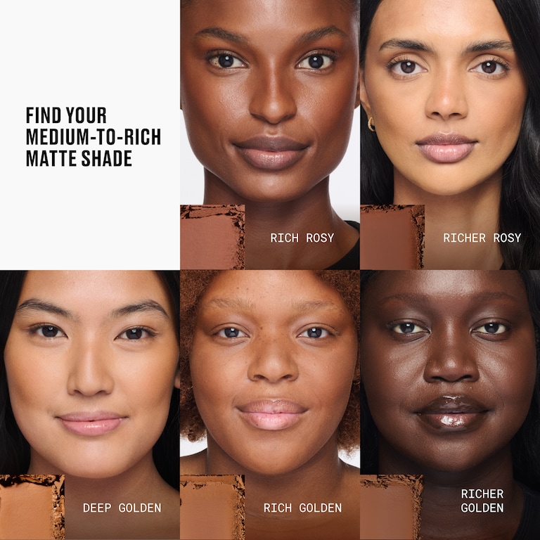 Skinfinish Sunstruck Bronzer, 8.0 g, Matte Rich Golden, Model, multiple