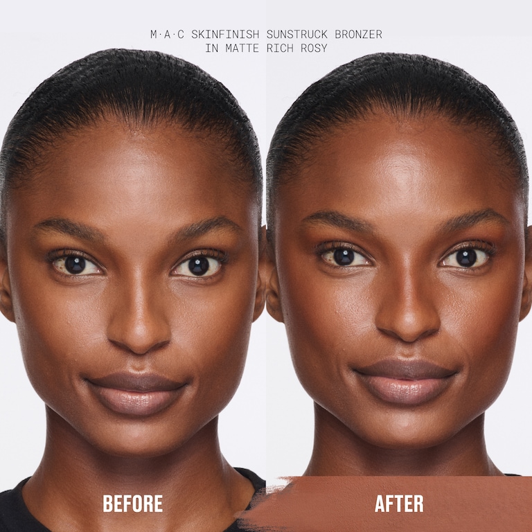 Skinfinish Sunstruck Bronzer, 8.0 g, Matte Rich Rosy, Model, deep
