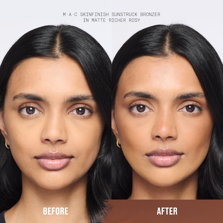 Skinfinish Sunstruck Bronzer, 8.0 g, Matte Richer Rosy, Model, deep