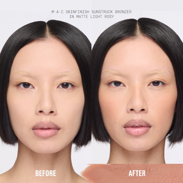 Skinfinish Sunstruck Bronzer, 8.0 g, Matte Light Rosy, Model, light
