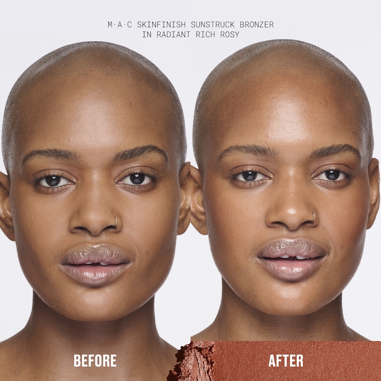 Skinfinish Sunstruck Bronzer, 8.0 g, Radiant Rich Rosy, Model, deep