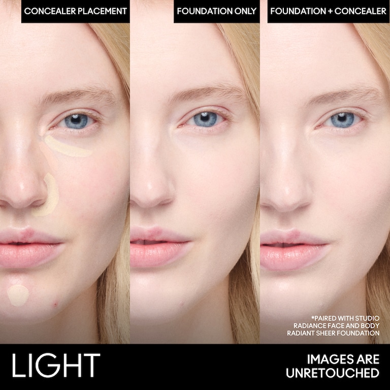 Studio Fix Conceal & Correct Palette, 6.0 g, Light, Model, light