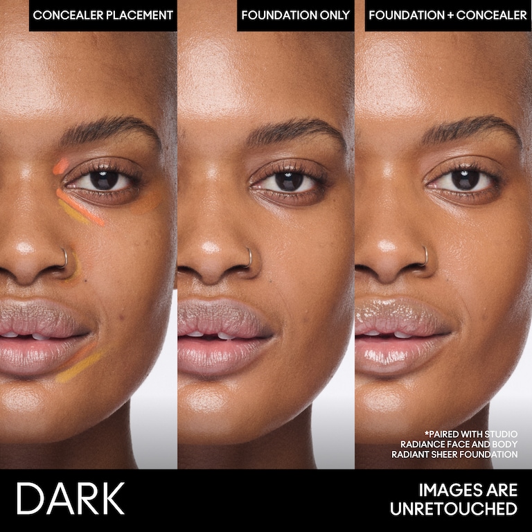 Studio Fix Conceal & Correct Palette, 6.0 g, Dark, Model, deep