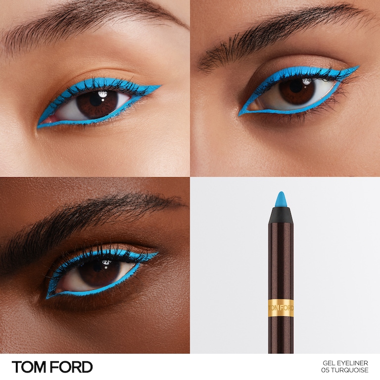 Gel Eyeliner, 1.2 g, 05 Turquoise, 05, Model, multiple