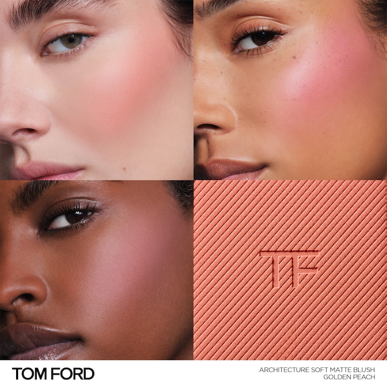 Architecture Soft Matte Blush, 11.0 g, 3 Golden Peach, 3, Model, multiple