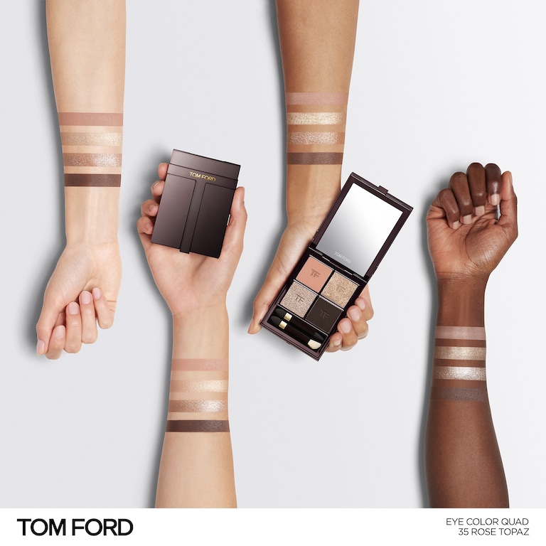 Runway Eye Color Quad Crème, 8.0 g, 35 Rose Topaz, 35, Model