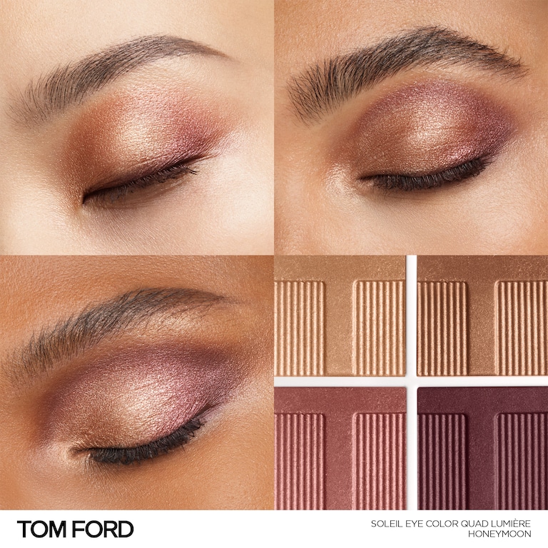 Soleil Eye Color Quad Lumière, 7.2 g, 04 Honeymoon, 04, Model, multiple