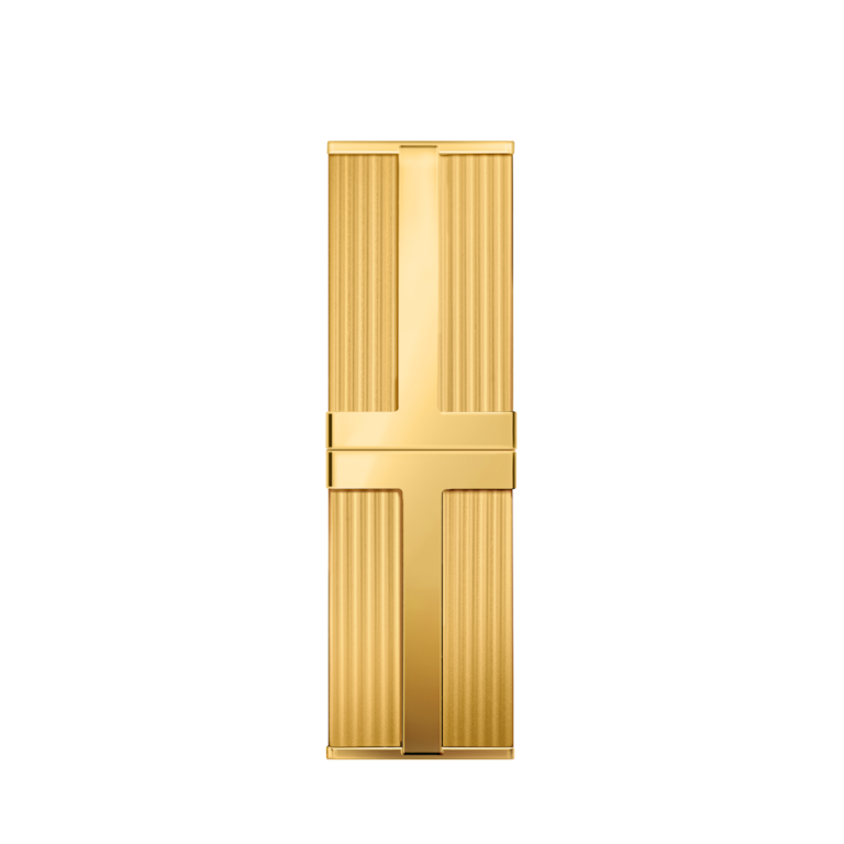 Reserve Lip Color Case, Gold Fluted Case, Product Shot