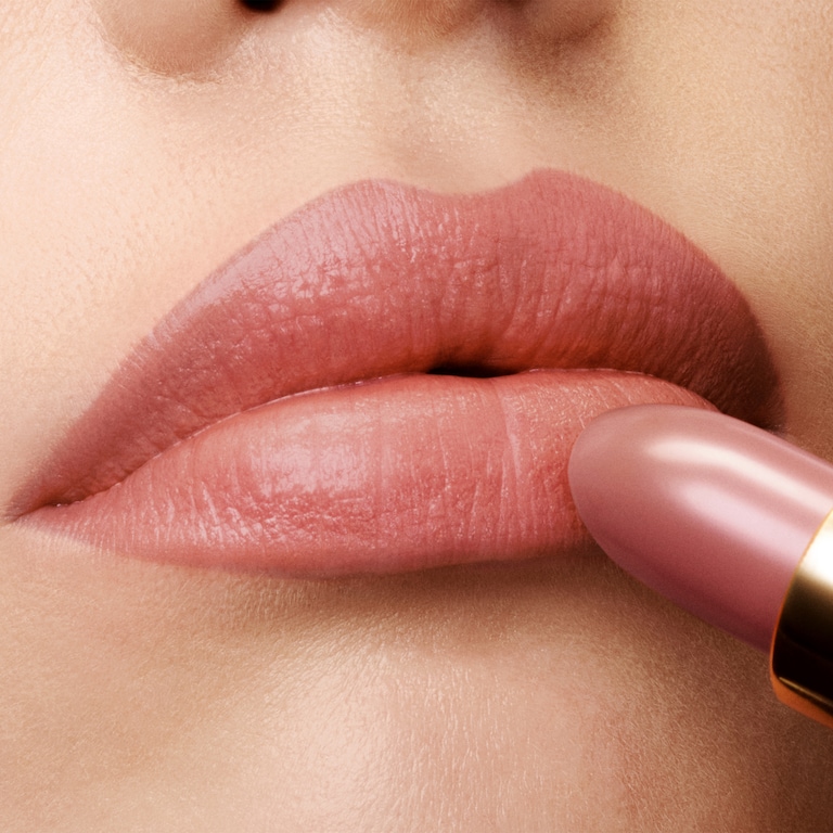 Black Orchid Lip Color, 3.0 g, 151 Iconic Nude, 151, Model, light