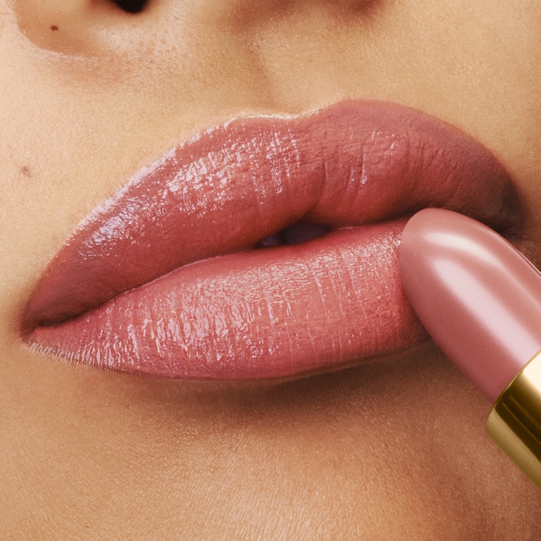 Black Orchid Lip Color, 3.0 g, 151 Iconic Nude, 151, Model, medium