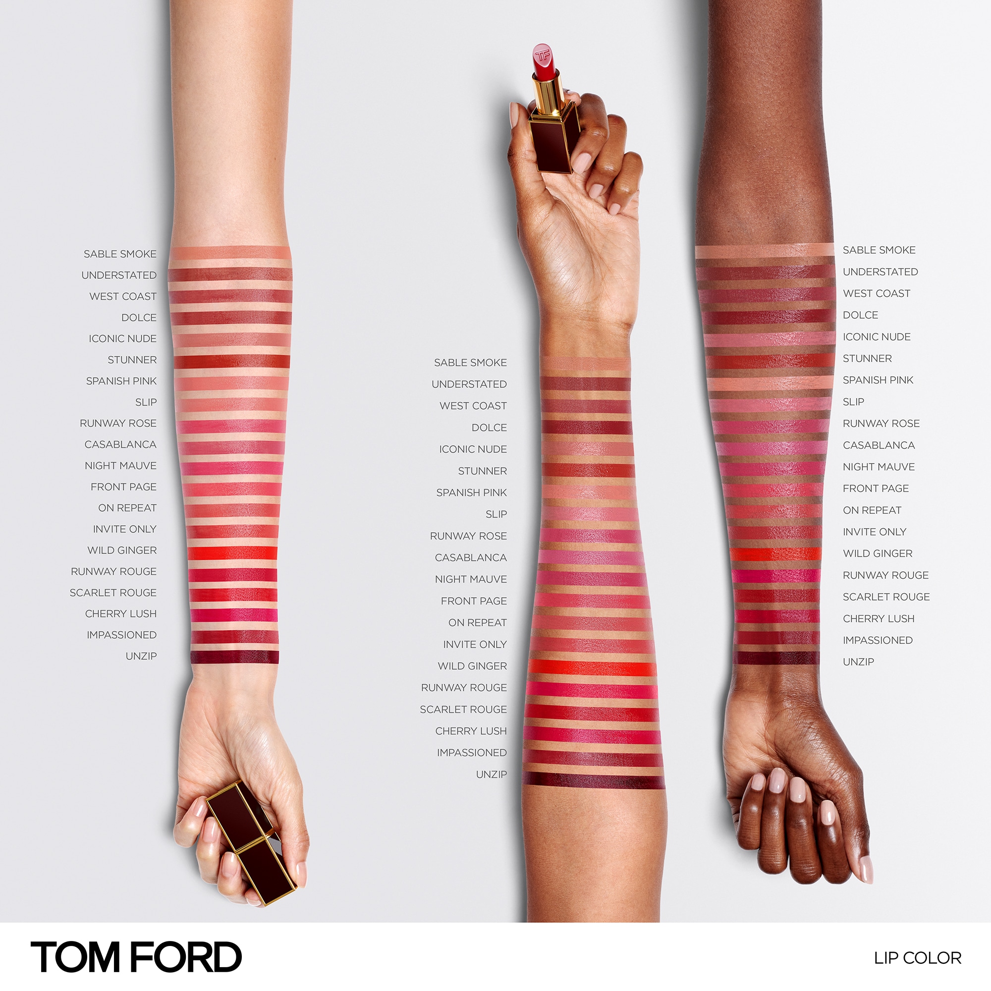 TOM FORD トムフォード リップカラー 01B ブラック オーキッド Black Orchid Lip Colour | TOM FORD BEAUTY